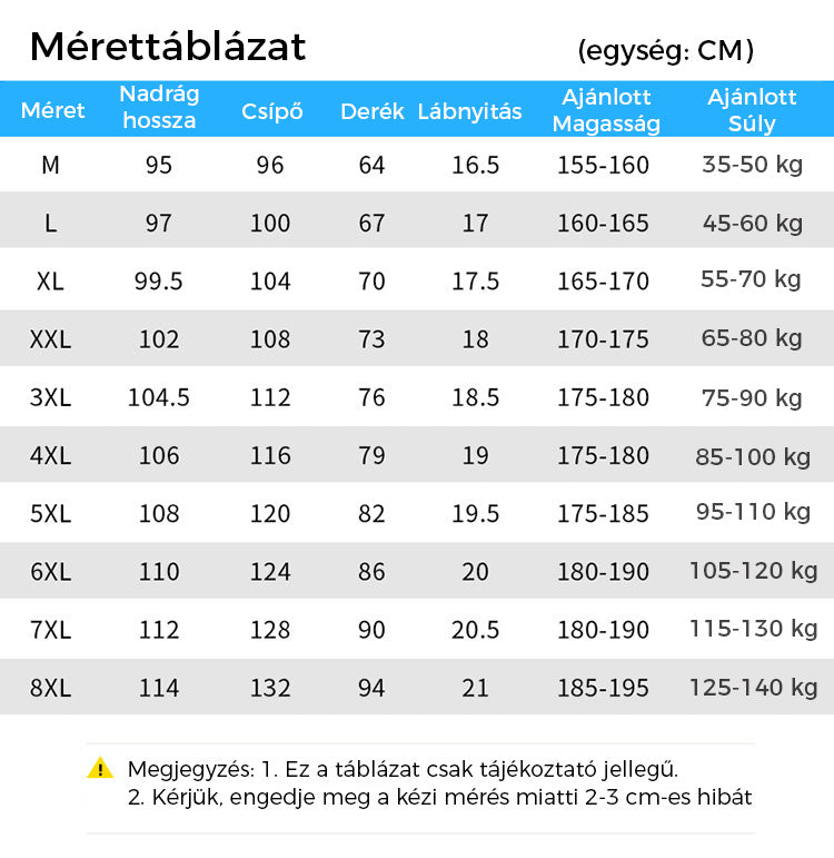 đ„ Gyorsan szĂĄradĂł unisex nadrĂĄg extra nagy sztreccsel