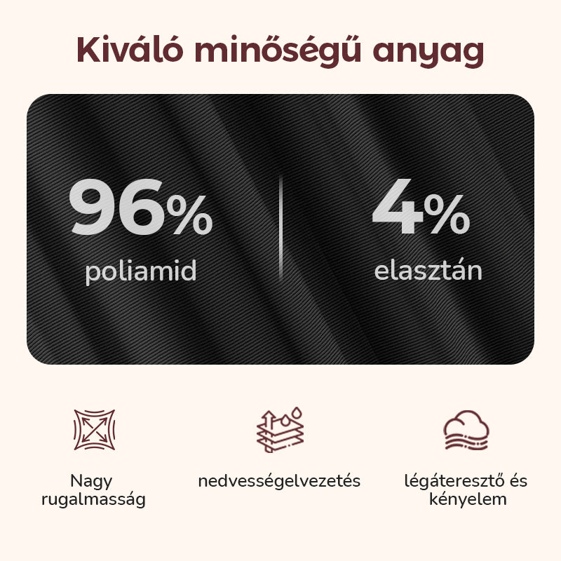 Női merevítő nélküli, elölről záródó melltartó