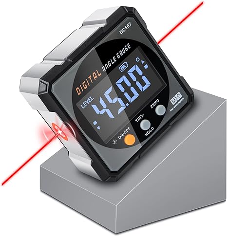 ✨👨🔧 Mini LCD digitális dőlésmérő – a tökéletes szögmérő eszköz! 📐