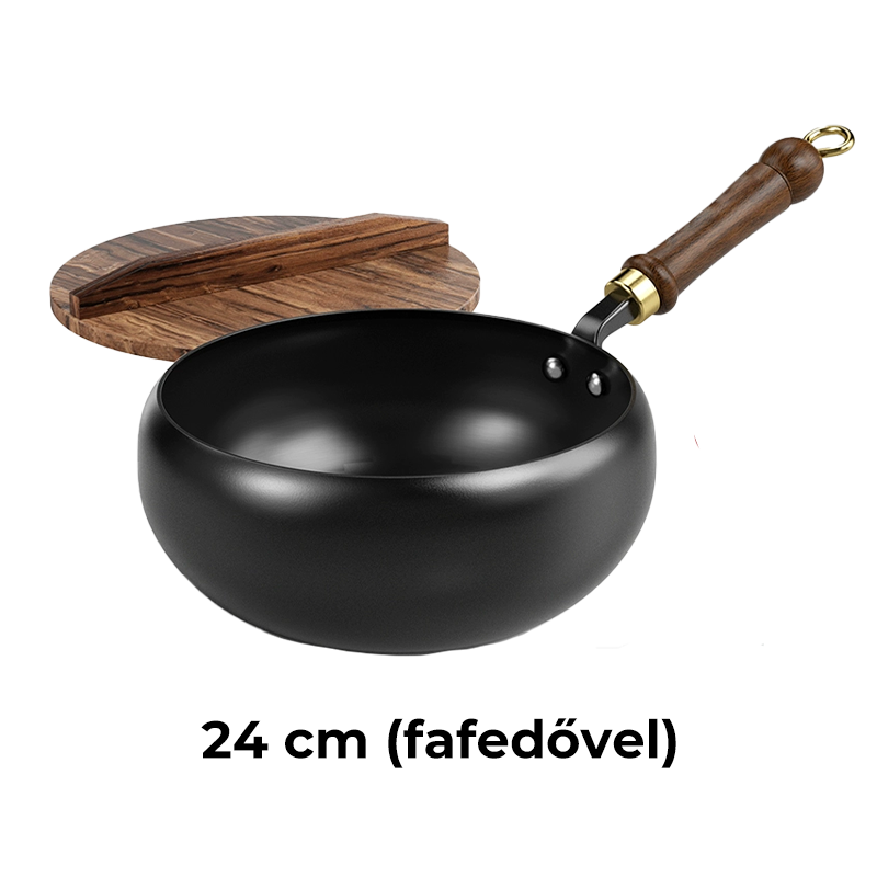 🔥Bevonat nélküli vastag vaslábas