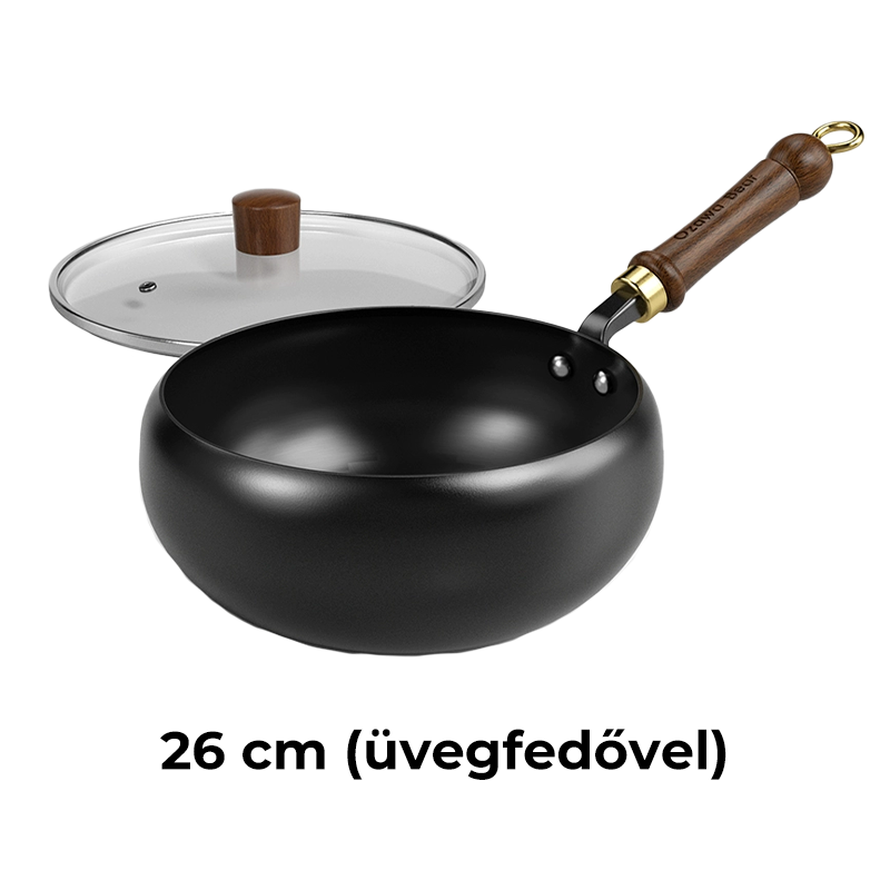 🔥Bevonat nélküli vastag vaslábas