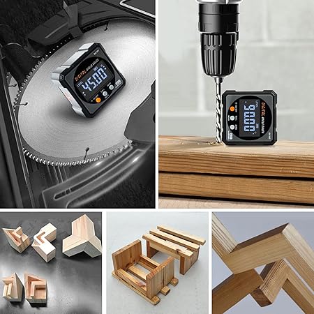 ✨👨🔧 Mini LCD digitális dőlésmérő – a tökéletes szögmérő eszköz! 📐