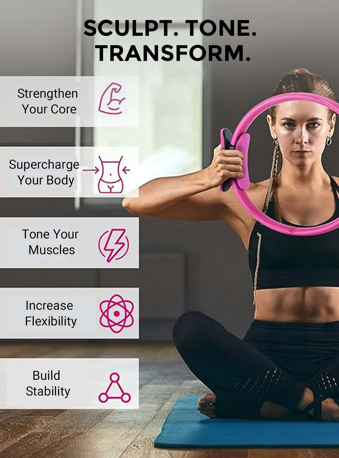 Pilates Ring Fitness edző
