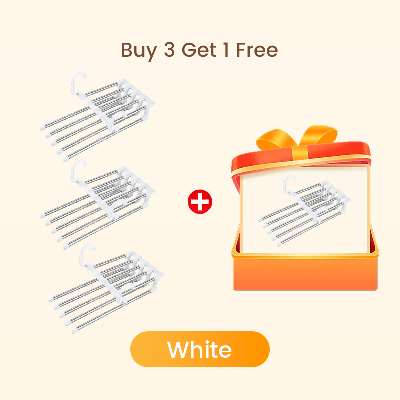 【1+1-et ingyen】Teleszkópos, összecsukható, többrétegű nadrágtároló állvány