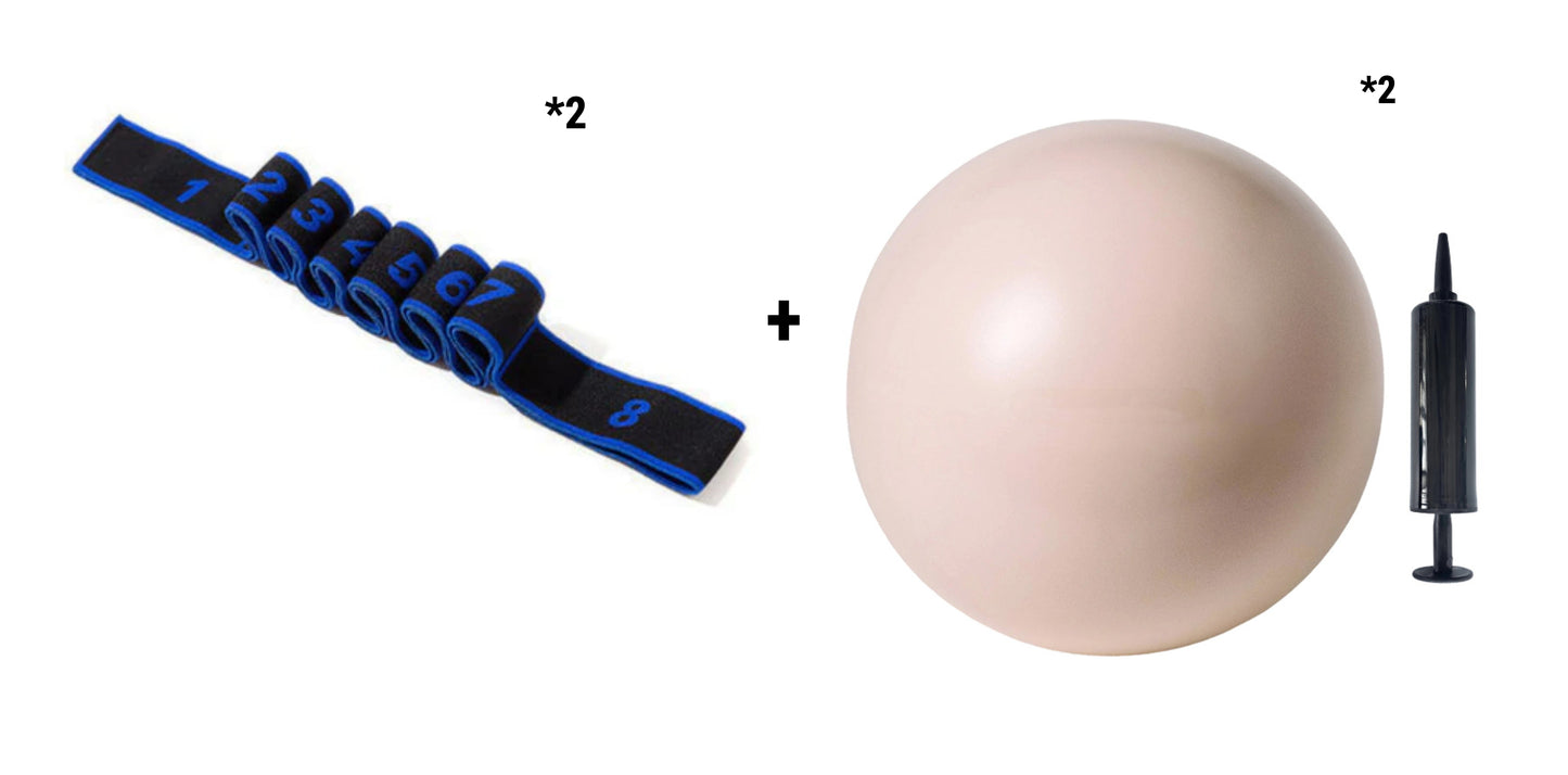 【✨ 1 + 2 ingyenes】Ellenállás szalagok - alkalmasak nyújtó gyakorlatokhoz és jógagyakorláshoz