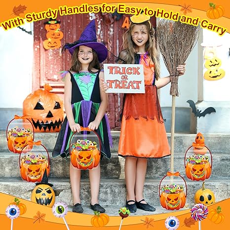 đ LAST DAY PROMOTION - 50%OFF đ„ Halloween Favor Bags Transparent Pumpkin Sealed Pouchesđ