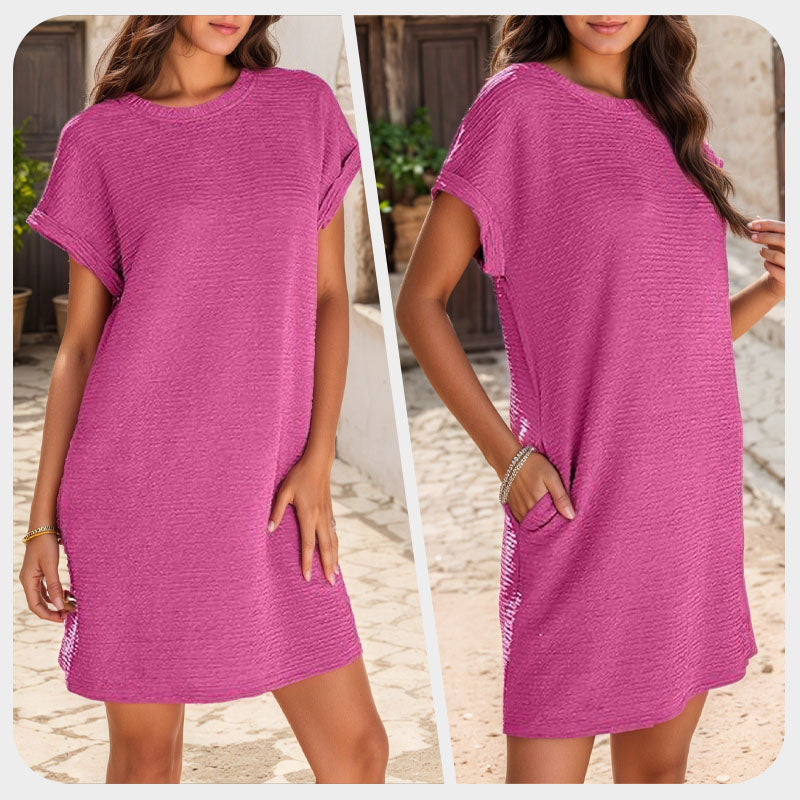 【S-2XL】💞Női laza zsebes ruha