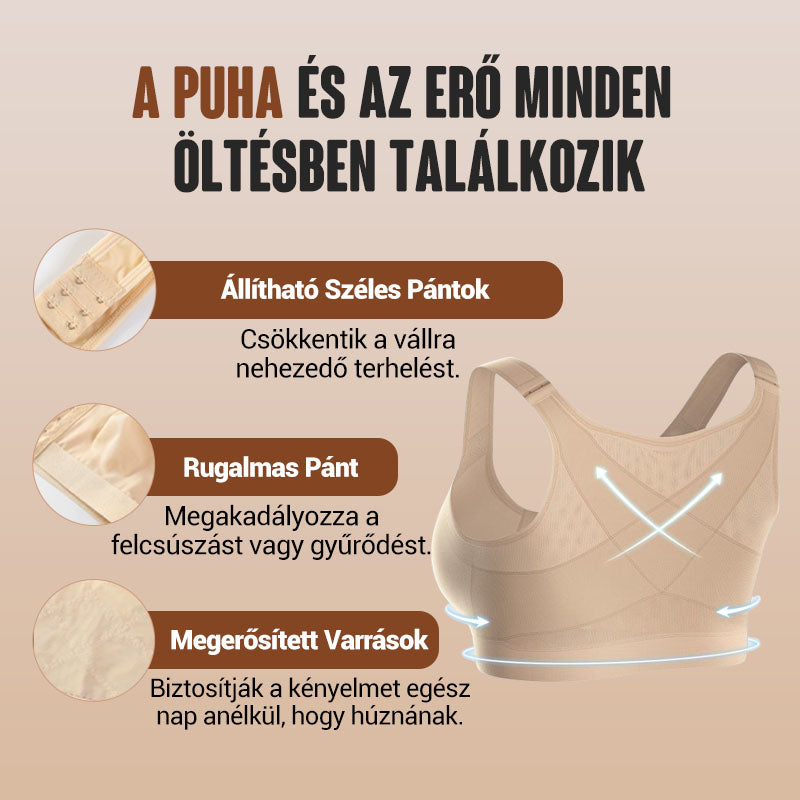 Vásároljon 1et és kapjon 1et ingyen 💝Női Elülső Záródású Vezeték Nélküli Melltartó3.5