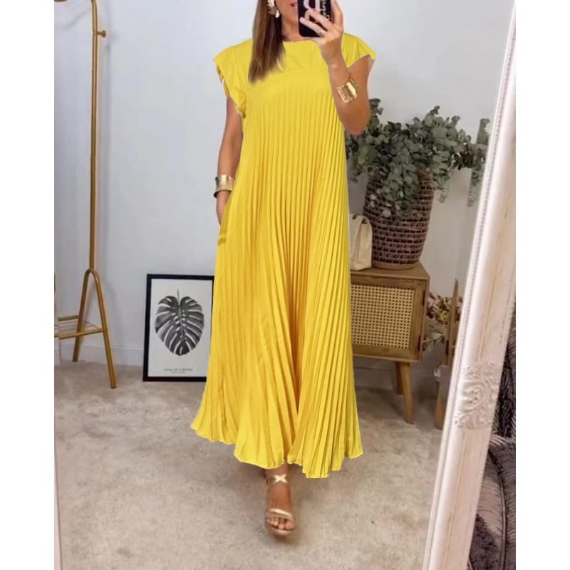 💕Egyszínű női rakott szoknya👗