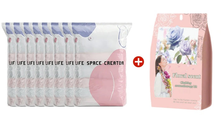 【1+2 INGYEN】💨 Szivattyú nélküli, nagyméretű vákuumos tárolózsák – Azonnali térfogatcsökkentés, helytakarékos 📦✨