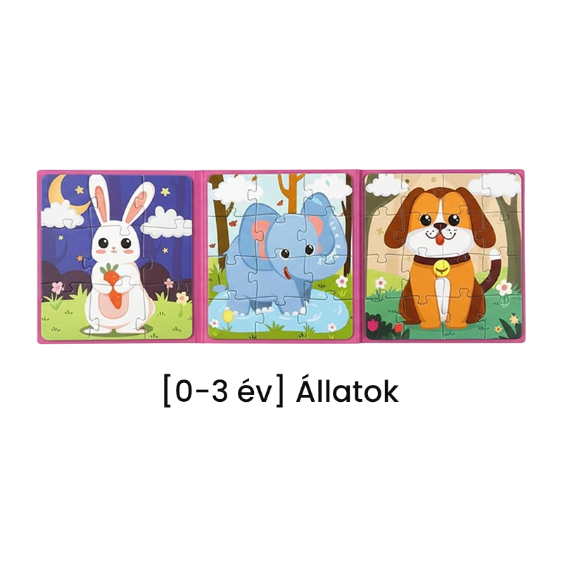 Mágneses építőkönyv gyerekeknek 🧩👶💕