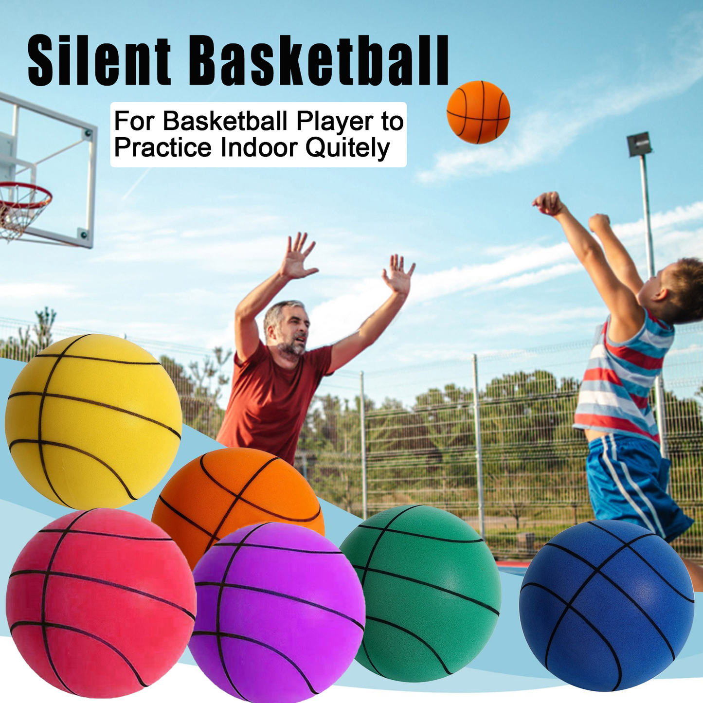 🏀Csendes pattogó kosárlabda