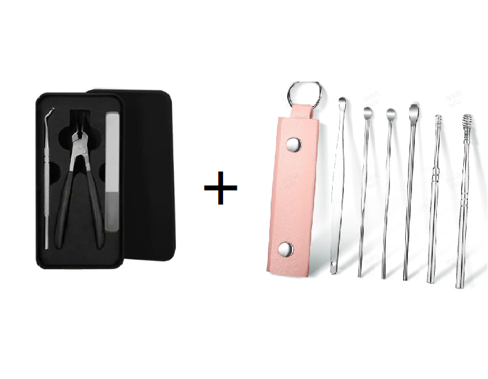 ✨【Extra ajándék】Professzionális körömvágó olló szett + INGYEN fülkefészettel! 🏡 Otthoni ápolás, egyszerre megoldva! ✂️👂