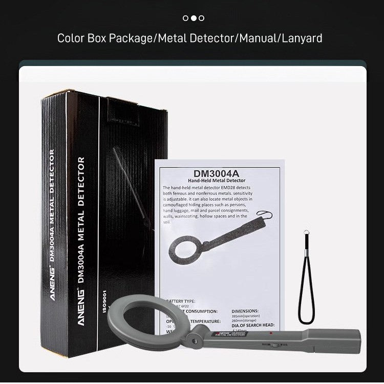 Nagy érzékenységű fémszkennelő detektor