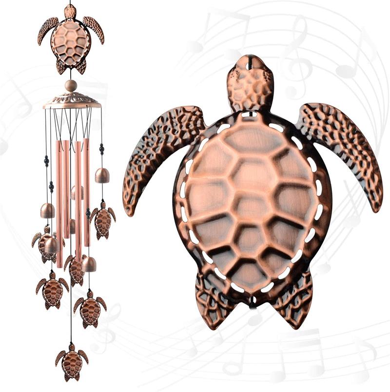 Tiszta kézzel készített réz ló szélharangok