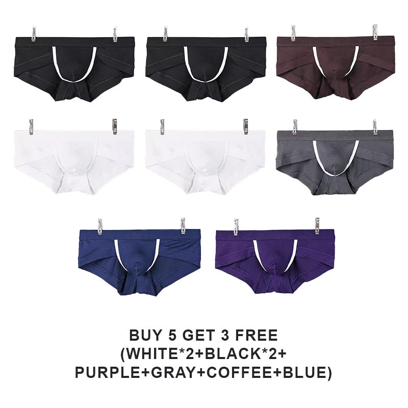 🥰【Vásároljon 3 és kap 2 ingyen】🩲Férfi U Convex Pouch lélegző alsónadrágok