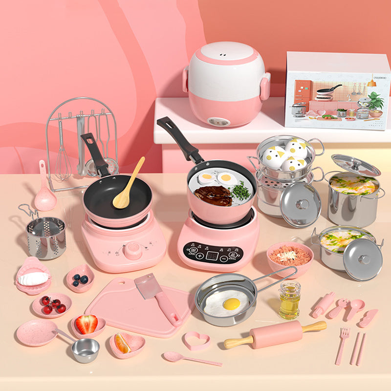 🍳Gyermekek igazi főző mini konyhai játékok - 22 db-os készlet