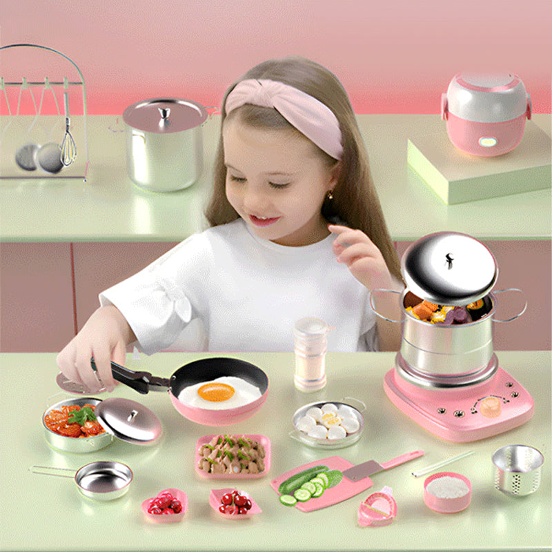 🍳Gyermekek igazi főző mini konyhai játékok - 22 db-os készlet