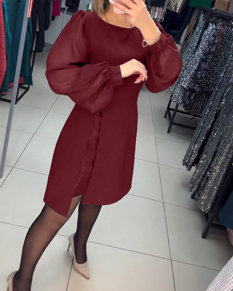 đEgyszerƱ, elegĂĄns Ă©s szexi selyem hosszĂș ujjĂș ruha đž