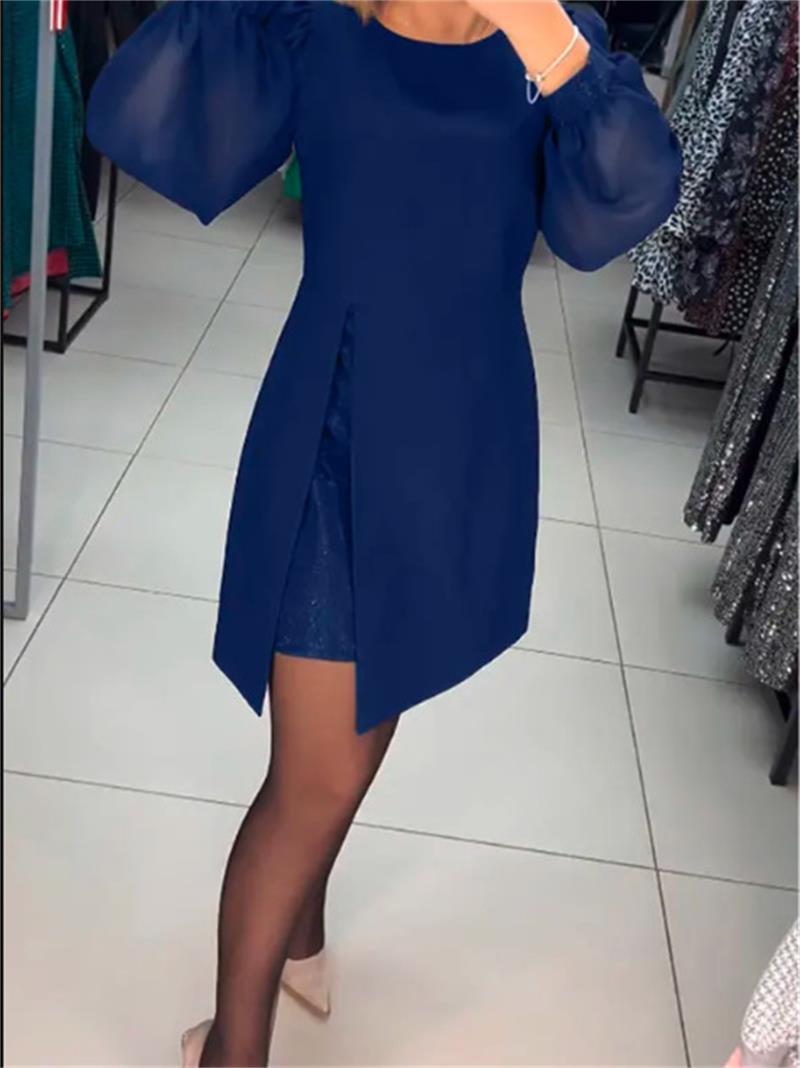 đEgyszerƱ, elegĂĄns Ă©s szexi selyem hosszĂș ujjĂș ruha đž