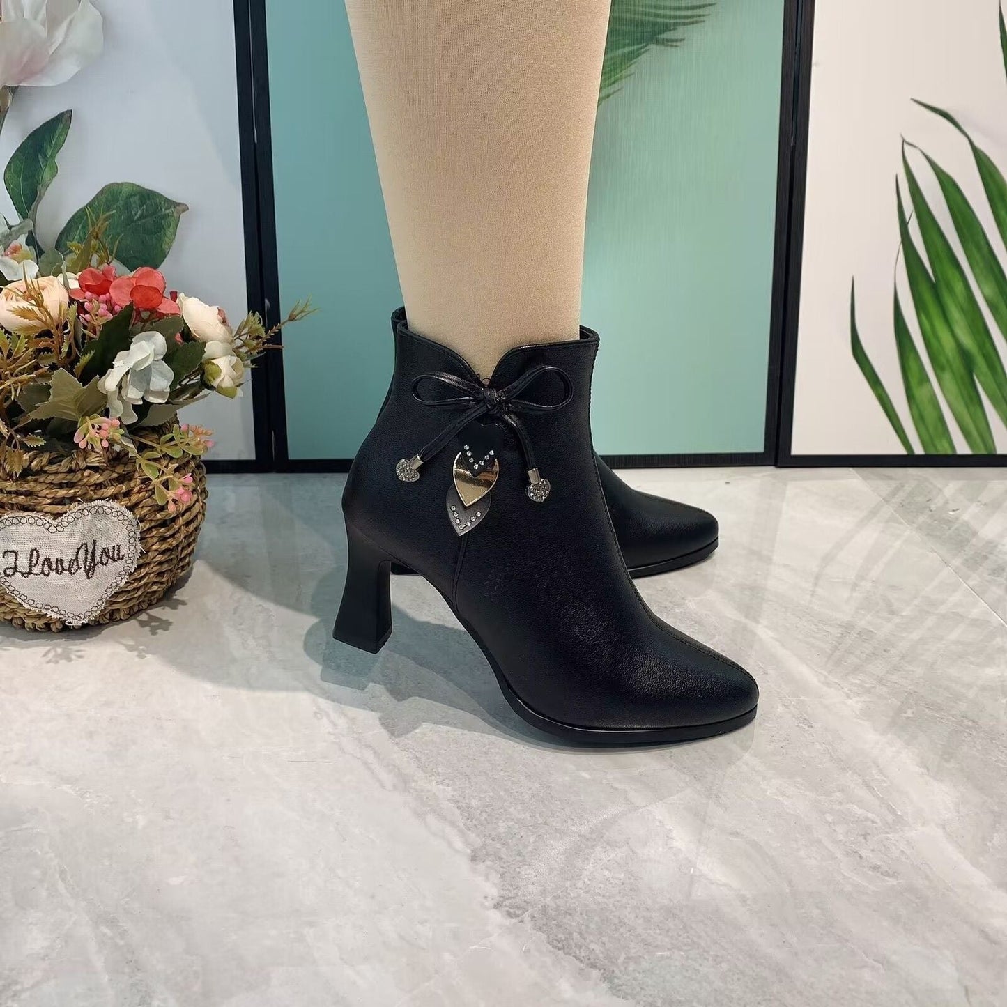 🔥Divatos hegyes bokacsizma masnival👢