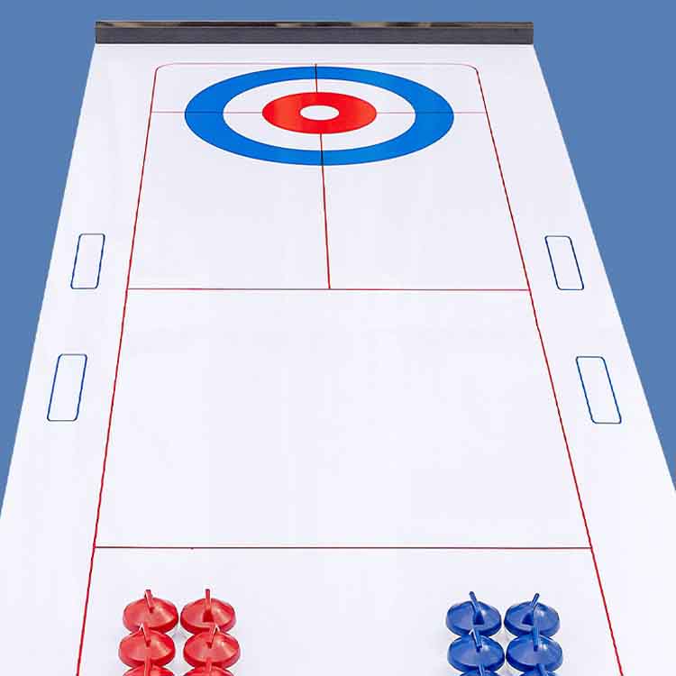 👨👩👧👦Table Curling játék🏒 (Jégkorong asztal - Játék családi party)