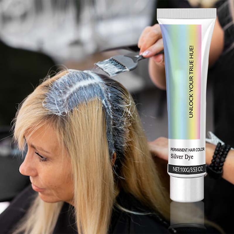 Cumpără 3 și primește 2 gratuit🤩Best Gift 2-in-1 Natural Essence Extract Silver hair dye
