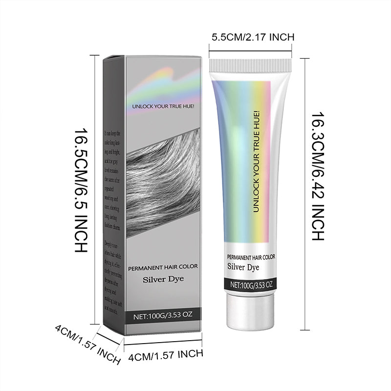 Cumpără 3 și primește 2 gratuit🤩Best Gift 2-in-1 Natural Essence Extract Silver hair dye