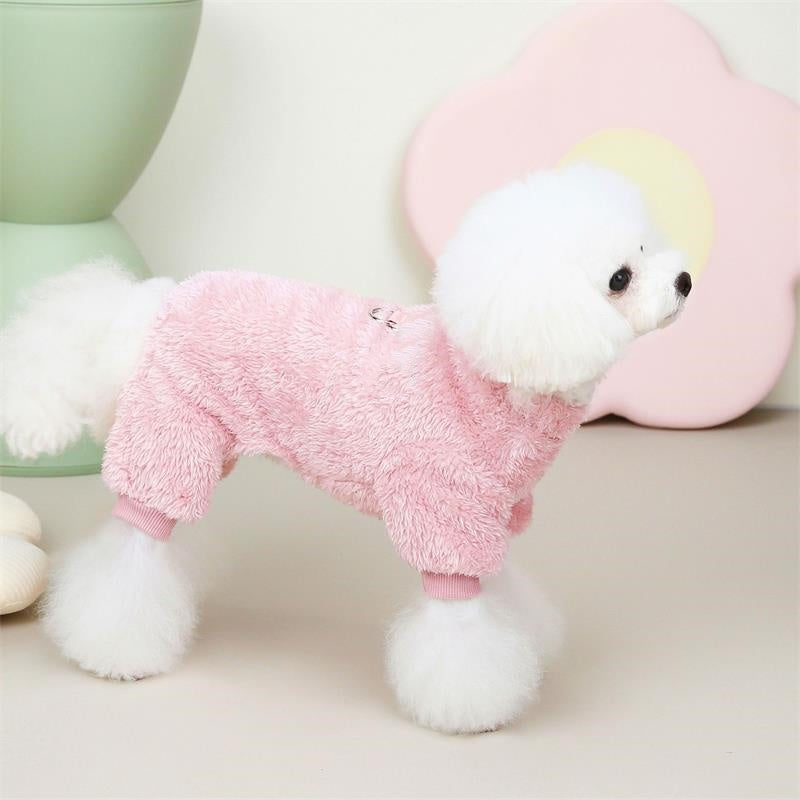Fleece Pet elasztikus pulóver húzógyűrűvel