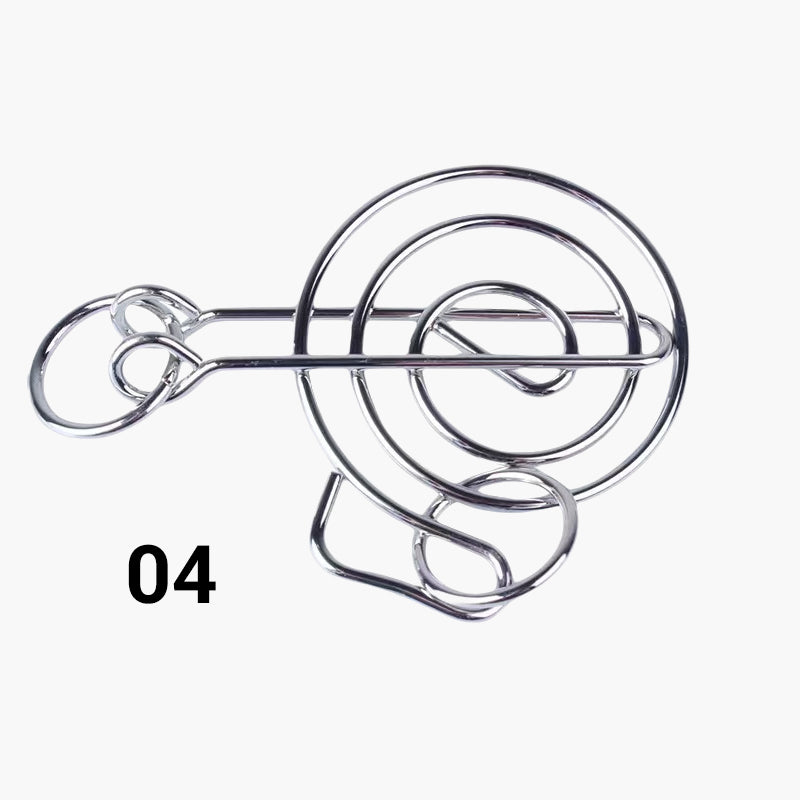 👶 Fémhuzal-puzzle - Oktató és szórakoztató 🧠💡