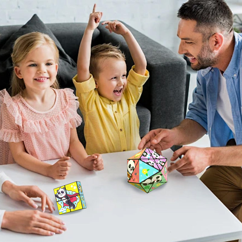 Kreatív összecsukható Panda Magic Cube játék gyerekeknek