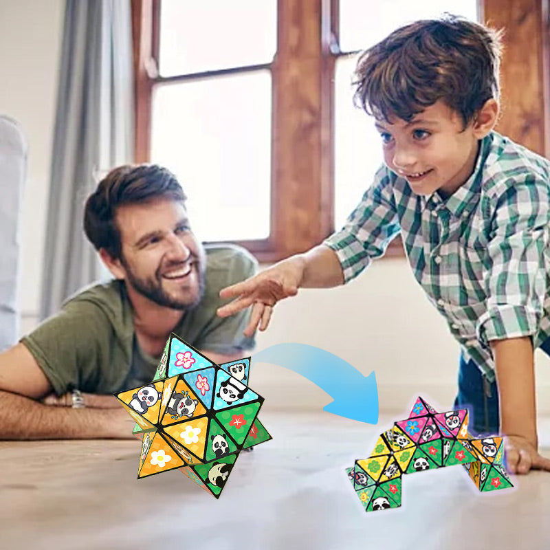 Kreatív összecsukható Panda Magic Cube játék gyerekeknek