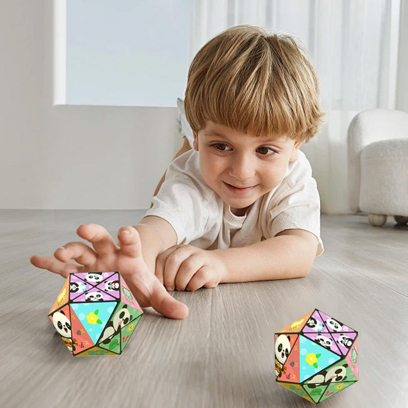 Kreatív összecsukható Panda Magic Cube játék gyerekeknek
