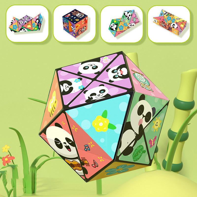 Kreatív összecsukható Panda Magic Cube játék gyerekeknek