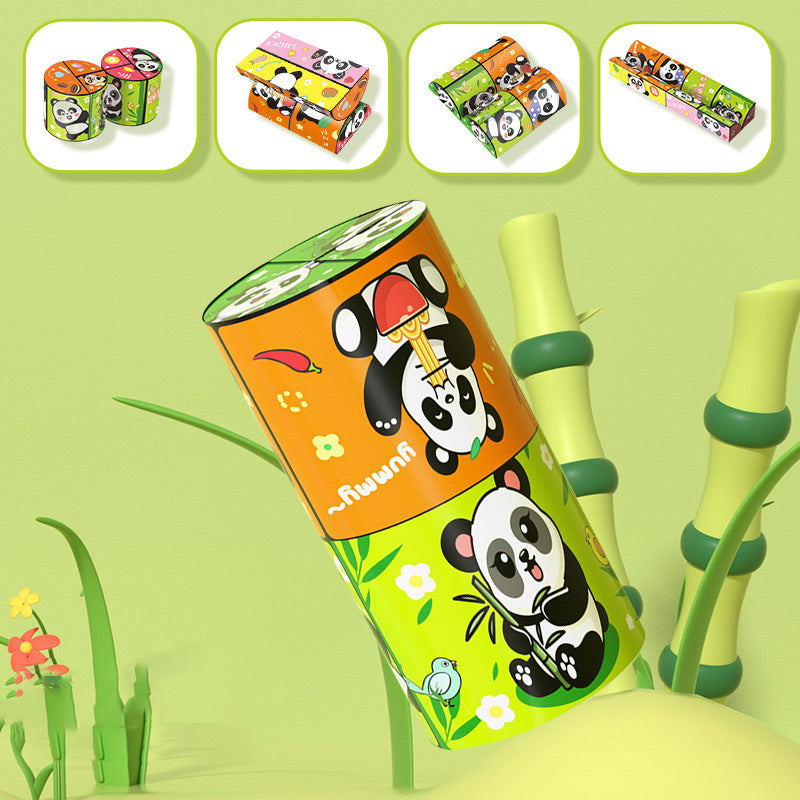 Kreatív összecsukható Panda Magic Cube játék gyerekeknek