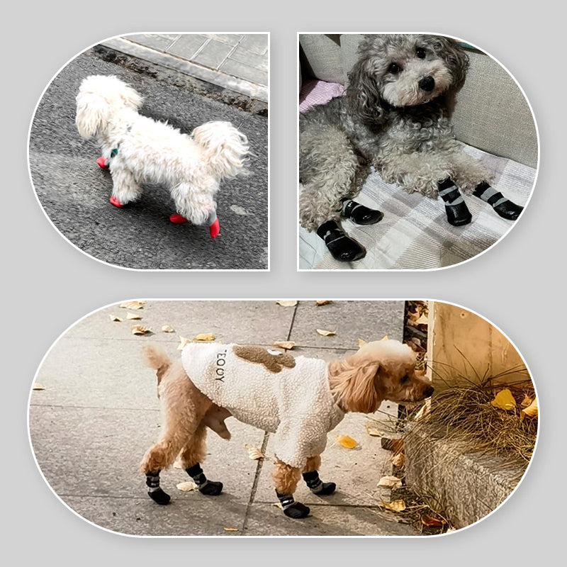 2 Pár Csúszásmentes, Vízálló Kutya Zokni Cipő