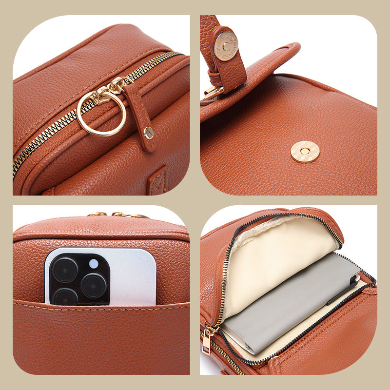 👜 Vintage nagy kapacitású Messenger táska