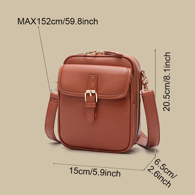👜 Vintage nagy kapacitású Messenger táska
