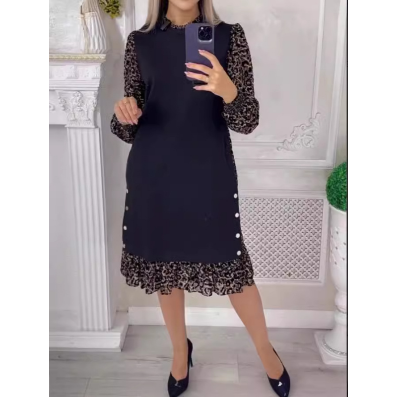 đăS-3XLăNyĂĄri hosszĂș ujjĂș divat ruha