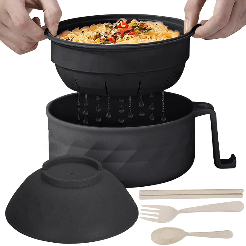 Multifunkcionális Ramen tál készlet vízszűrő tállal