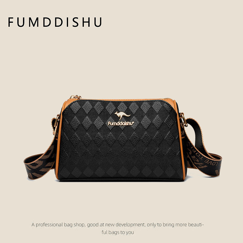 Prémium háromrétegű gyémánt mintás divatos crossbody táska
