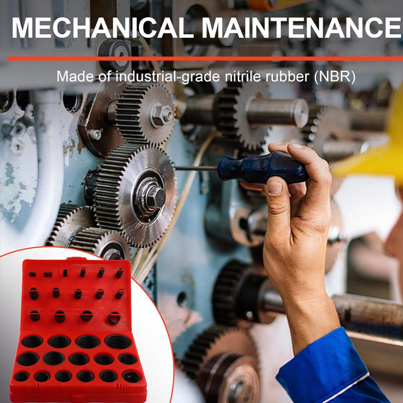đ·ââïž382 PCS Nitril gumi o-gyƱrƱ kĂ©szlet - 30 mĂ©retben