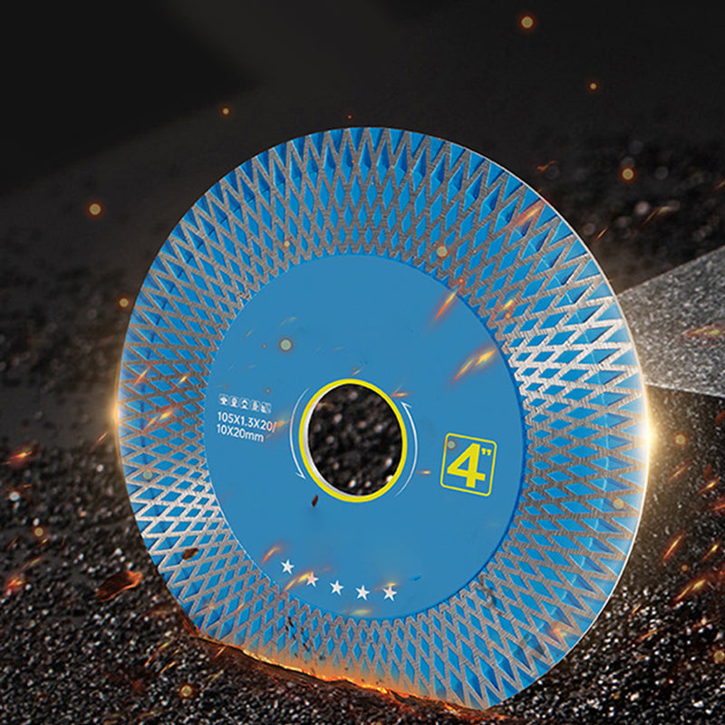 Ultra-high hardness cutting discs suitable for ceramic and tile cutting