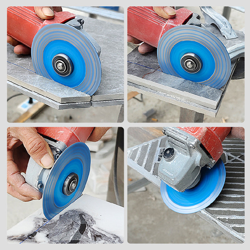 Ultra-high hardness cutting discs suitable for ceramic and tile cutting