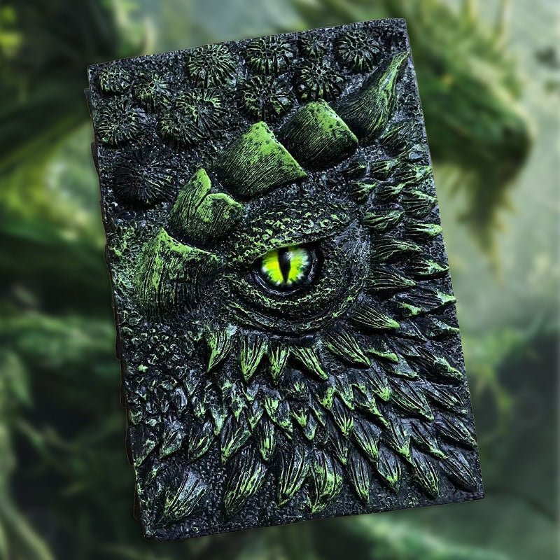 🦖3D textúrázott fantasy sárkány szem jegyzetfüzet