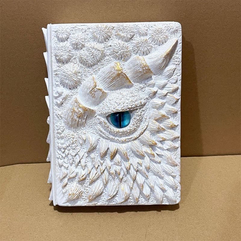 🦖3D textúrázott fantasy sárkány szem jegyzetfüzet