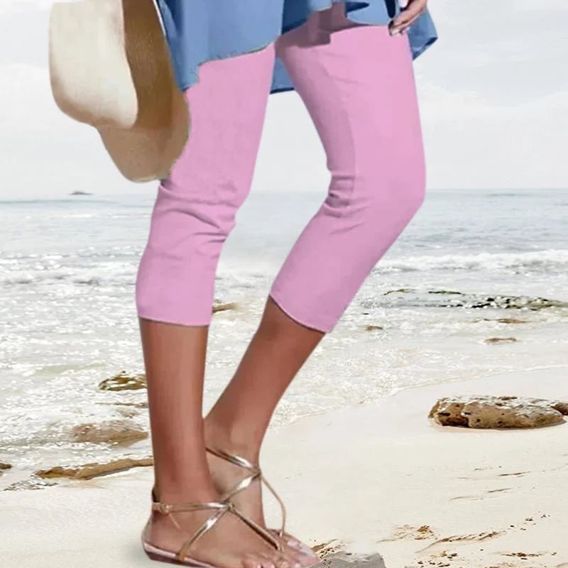 Női egyszínű alkalmi leggings