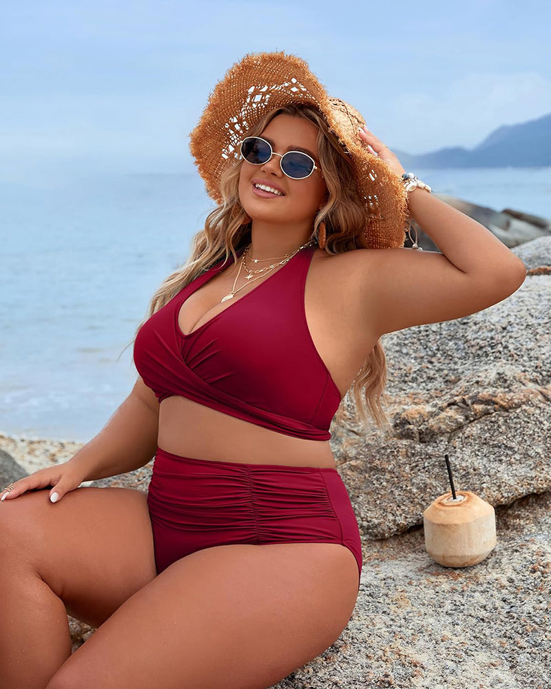 đ„đTummy Control fĂŒrdĆruhĂĄk SzerĂ©ny, magas derekĂș bikini szettek