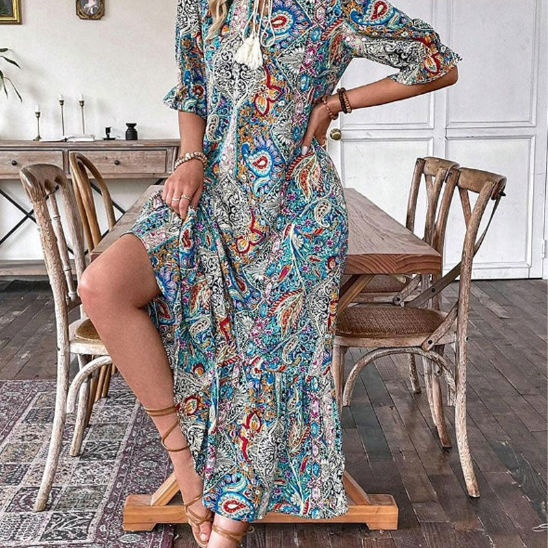 【M-2XL】🌸Tavaszi és nyári virágos ruha