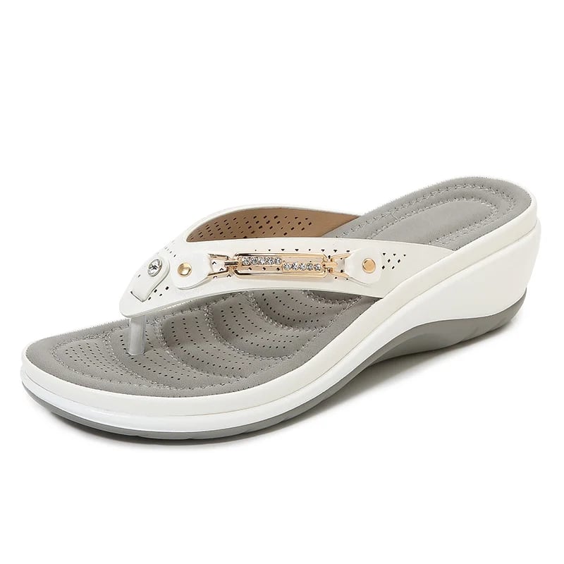 ⏰ Júliusi nagy eladások-női boltíves támogatás puha párna Flip Flops szandál szandálok papucsok